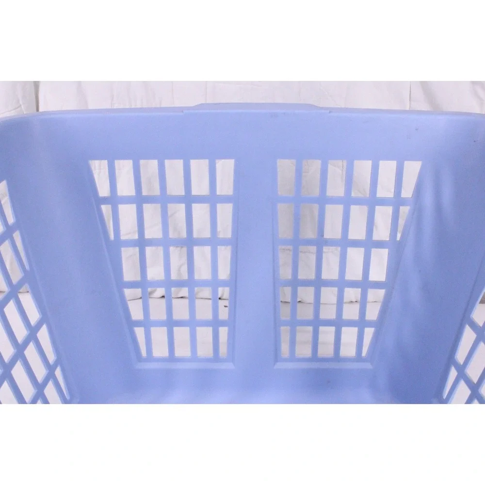 Rubbermaid Vintage Lot Of 3 Laundry Baskets 2965 2973 Blue And Pink